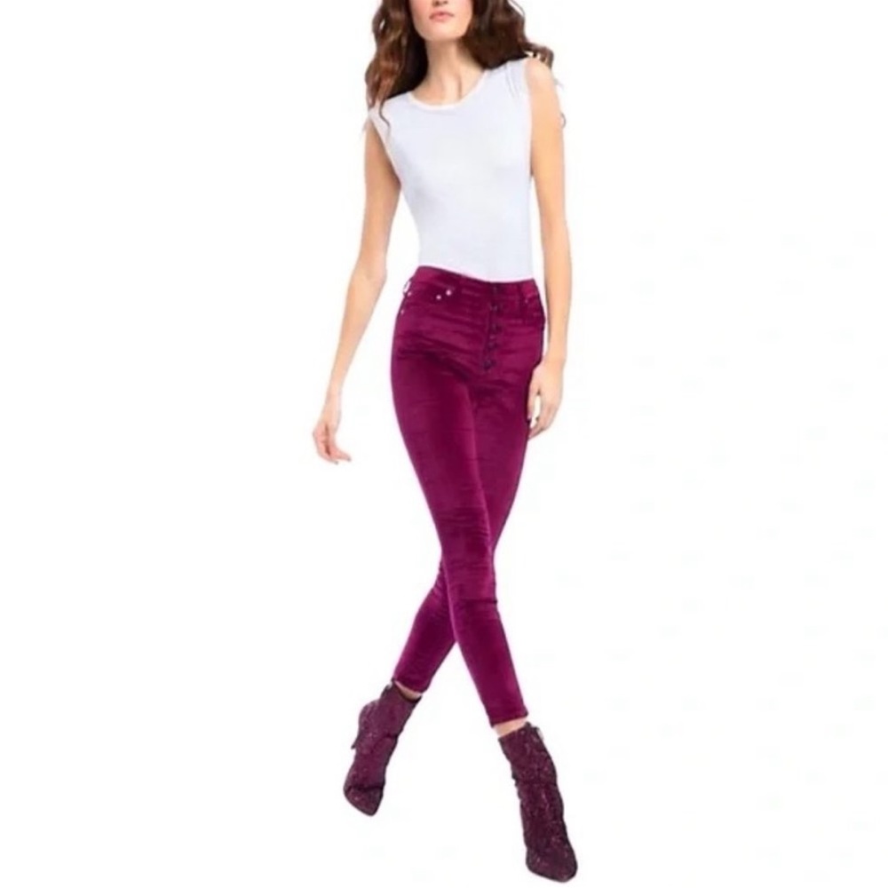 ALICE+OLIVIA♦️Good High Rise Button Fly Jeans - Picture 2 of 13